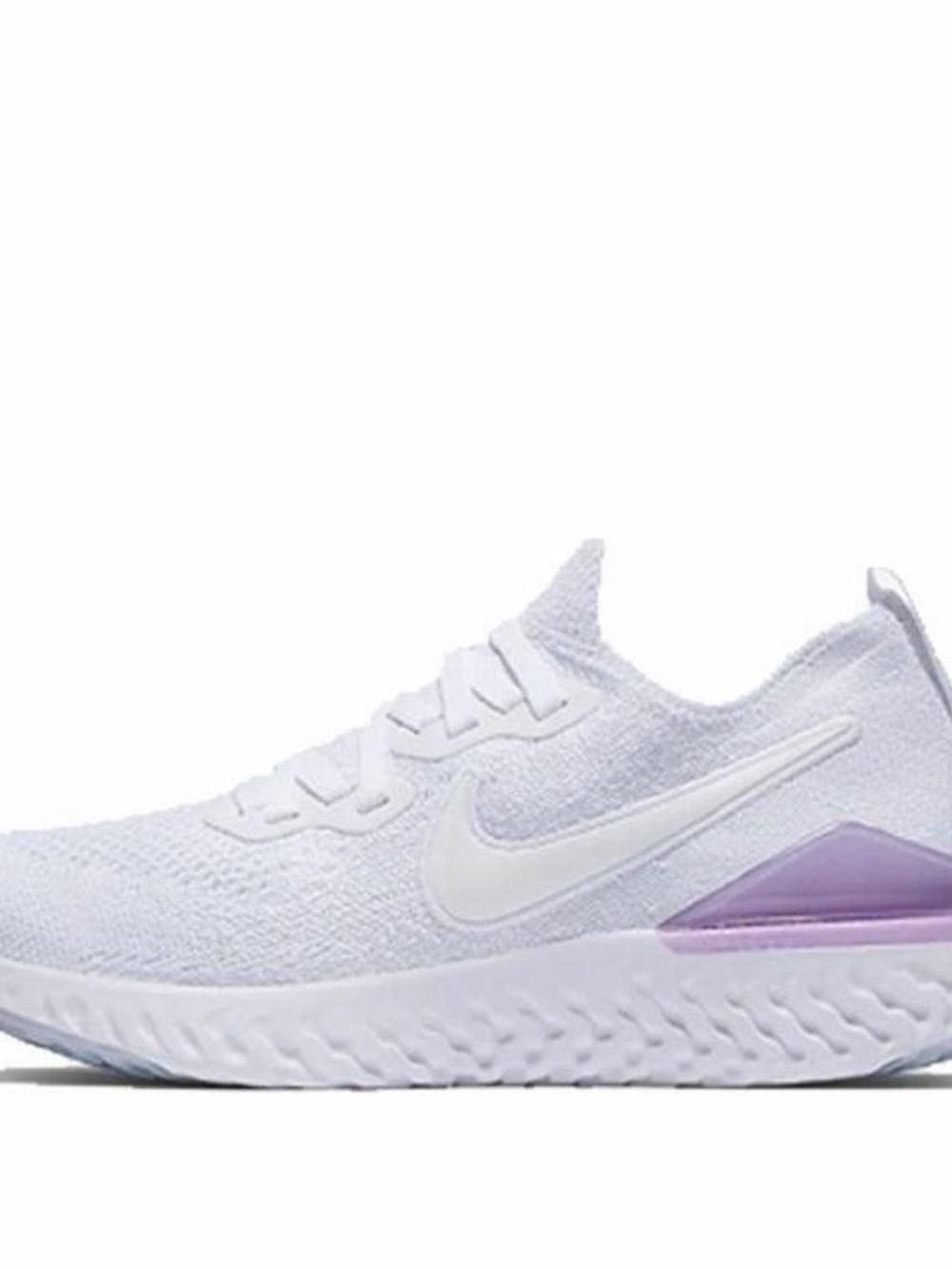 NEW Nike Epic React Flyknit 2 Women’s 8.5 White Pink Foam BQ8927-101 Shoes